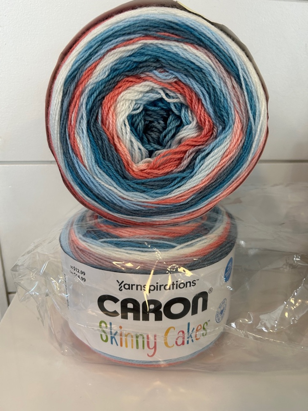 2 Caron Skinny Cakes Gradient Yarn Cake - Slushie
